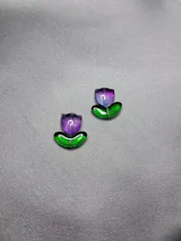 Glass Beads - Tulip