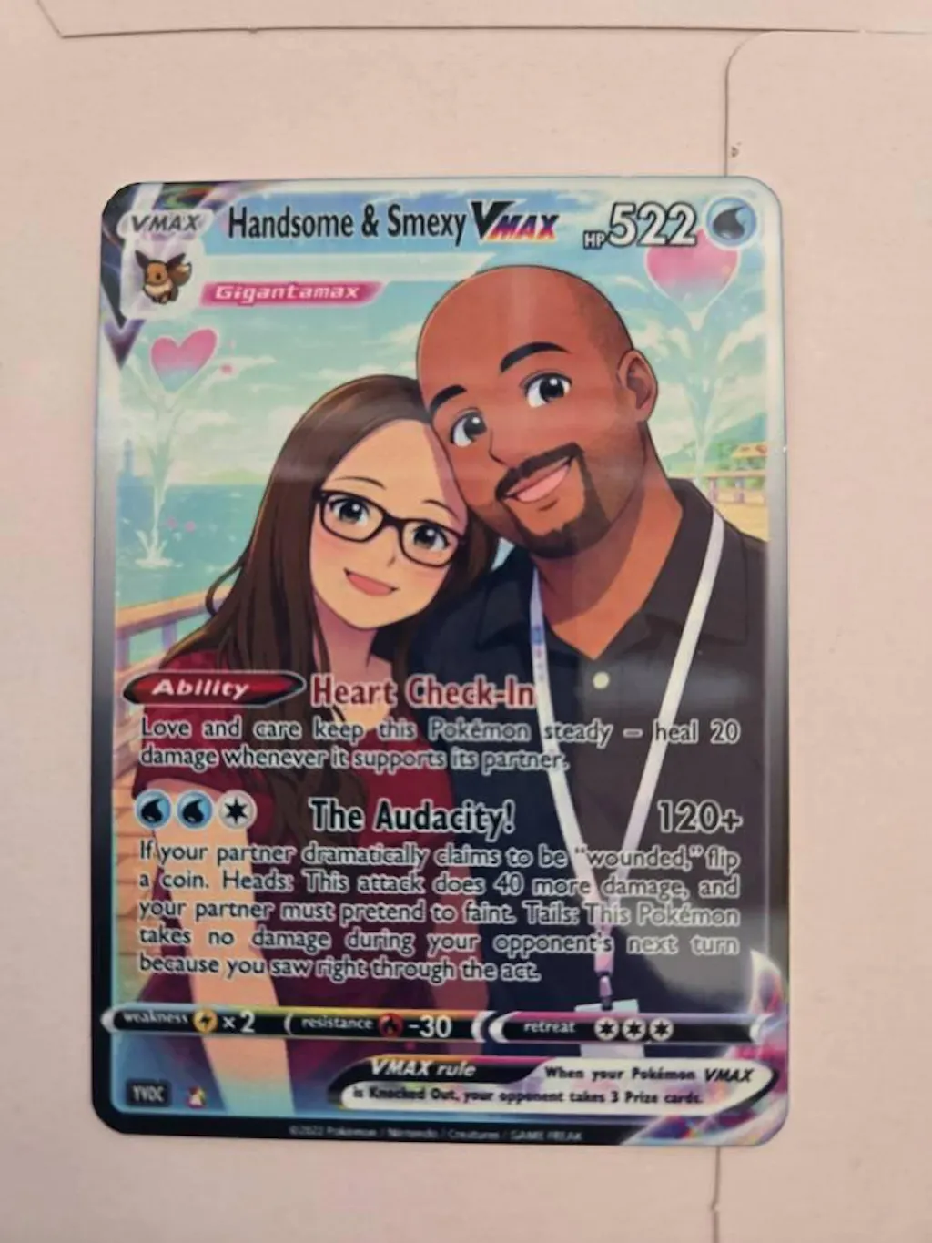POKÉMON STYLE CARD — COUPLES