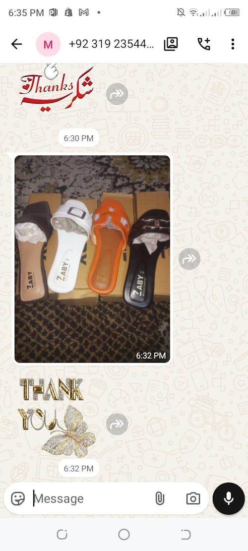 Butterfly slippers stone 0013