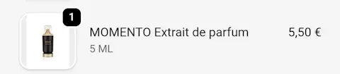 MOMENTO Extrait de parfum