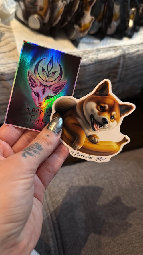 Iridescent Holographic Stickers