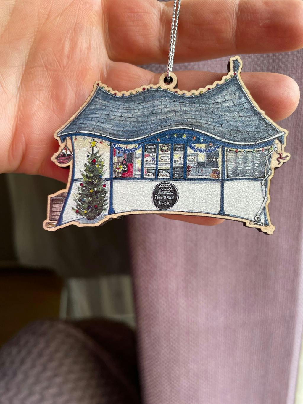 Festive Wooden Tree Decorations