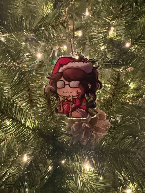 Festive Acrylic Tree Decorations