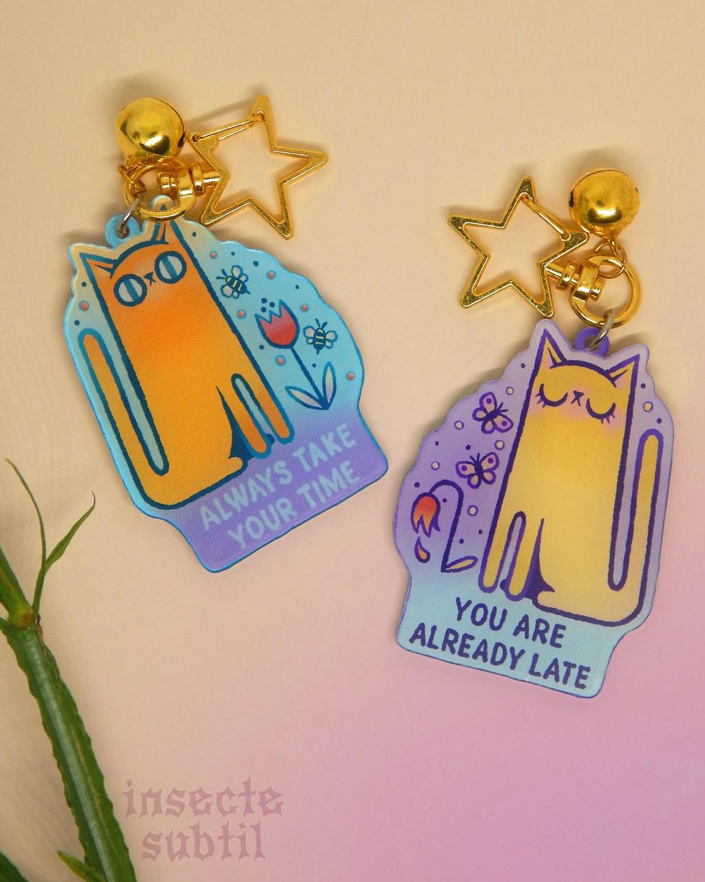 Double Layered Clear Acrylic Keychains