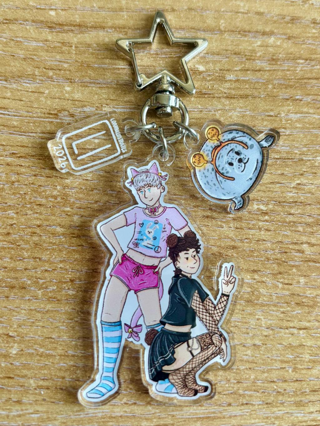 Clear Acrylic Keychains