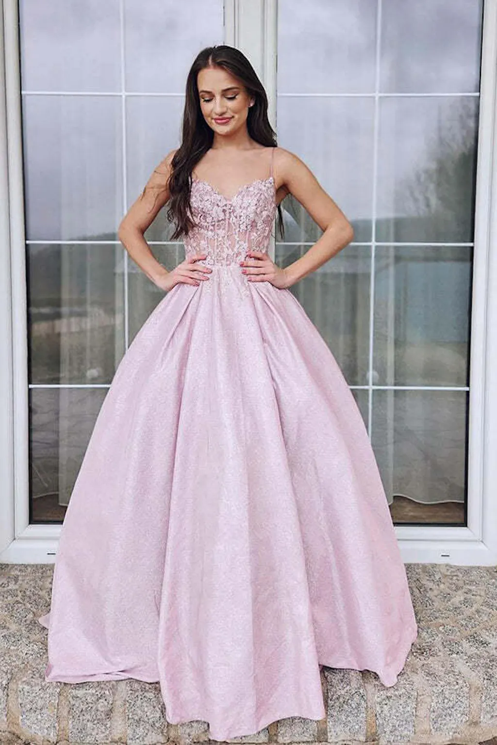 Glitter Blush Dress