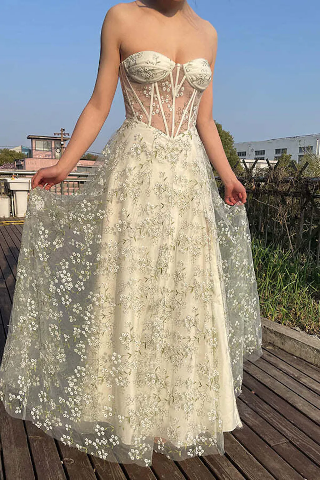 black drop waist dress Kit Mini – 12th Tribe Armelle white floral-lace corset size:2XL/UK18 Mesh Trimmed Cover-Up Dress