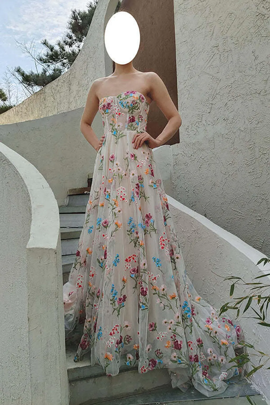 Green Sweetheart A-Line Long Evening Party Dress, DP3775