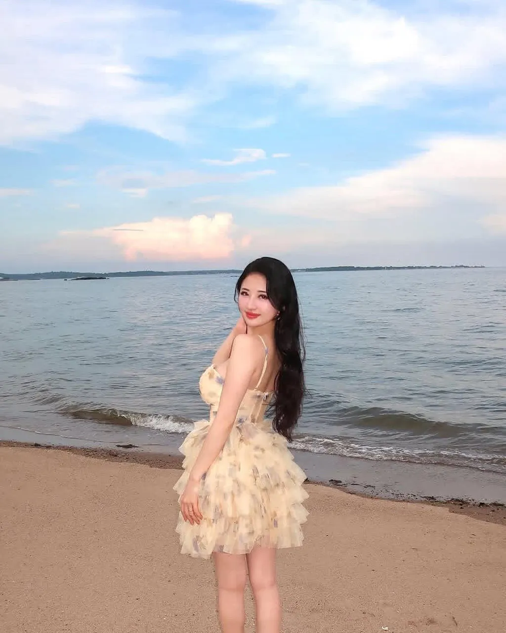 Cute V Neck Yellow Short A Line Cocktail Dress Formal Graduation Homecoming Dress Y9558 main image 1