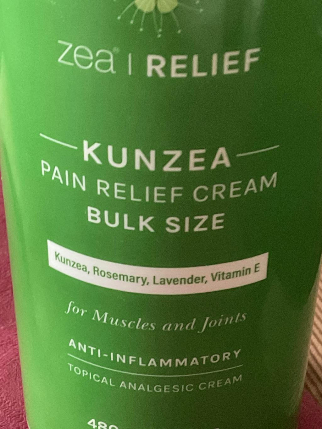 Kunzea Pain Relief Cream (Bulk Size) 480g