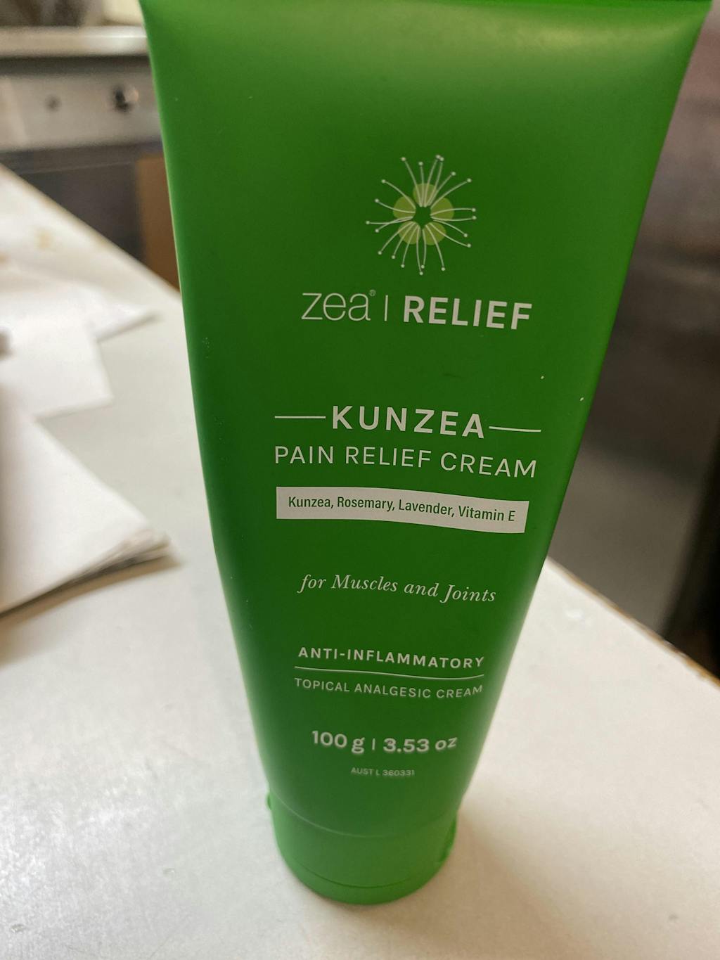 Kunzea Pain Relief Cream AUST L 360 331 Zea Relief kunzea-pain-relief-cream-aust-l-360-331-zea-relief