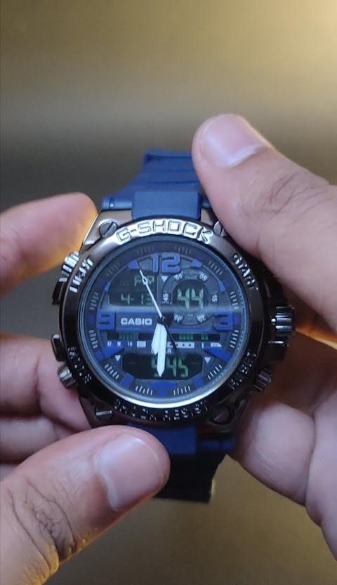 Dual Display Military Sports Watch