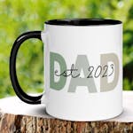 DAD Mug, Personalized Custom Mug, Fathers Day Mug 037 Zehnaria