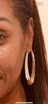 Milky Way Big Hoop Earrings