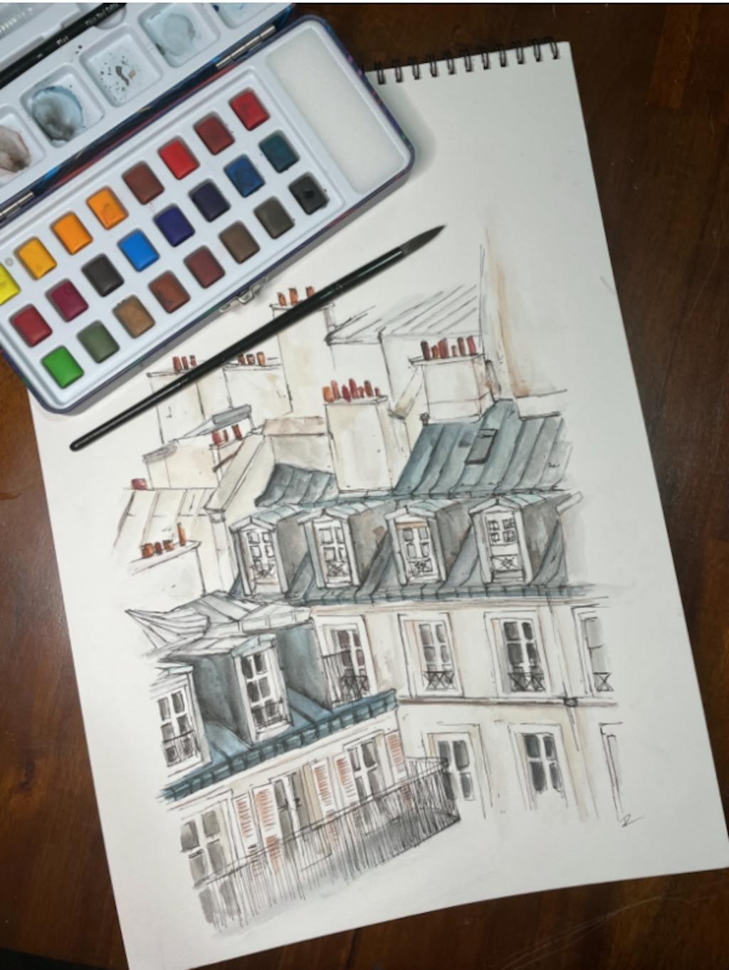 Travel Watercolor Paint Set for Sketching – ZenARTSupplies