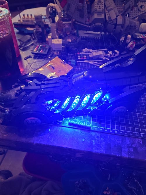 LEGO Forever Batmobile Light Kit for #76304 (Blue Ver.)