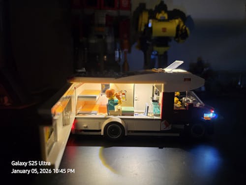 Light Kit for LEGO Adventure Camper Van Holiday #60454 (City)