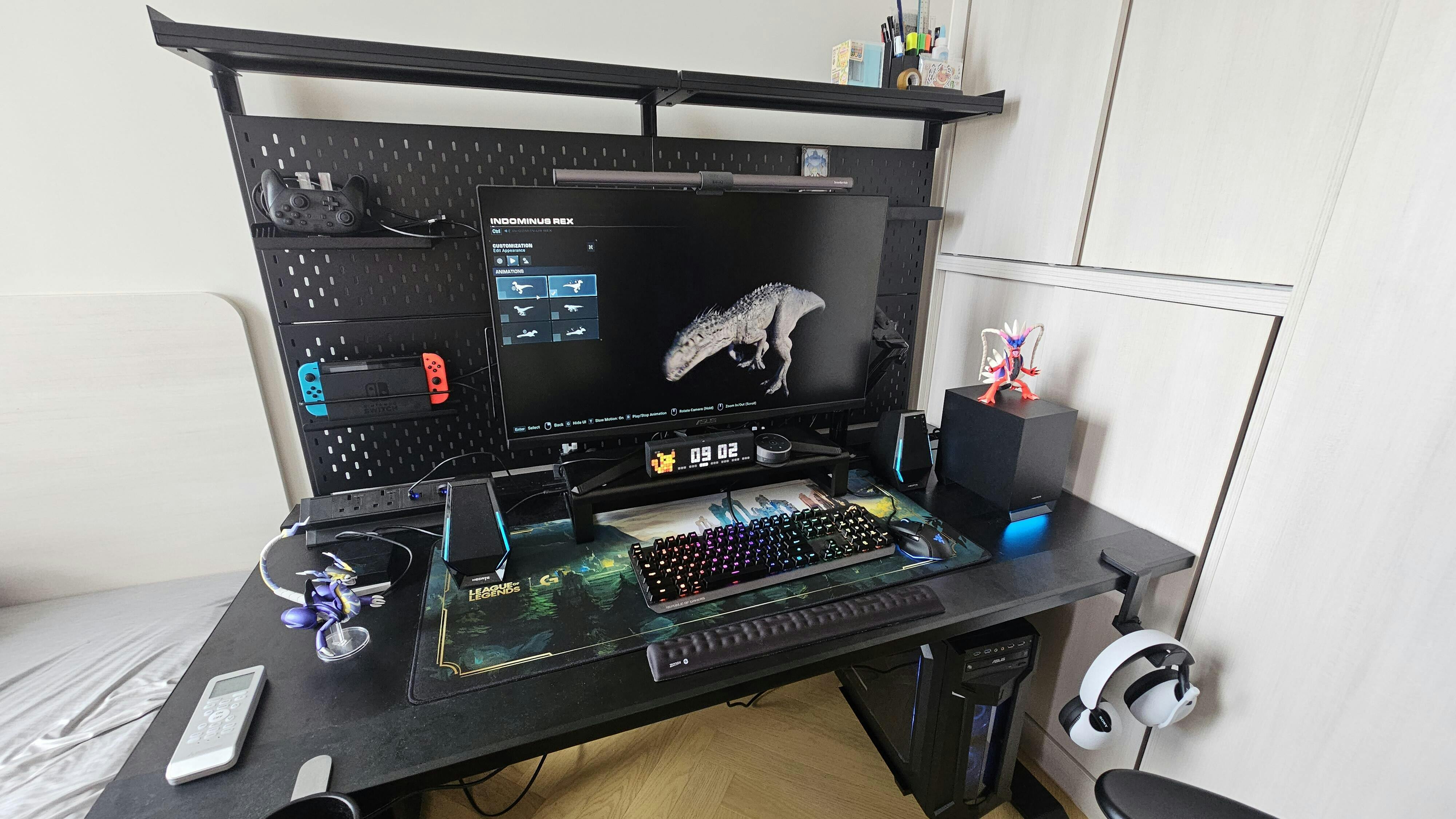 ゲーミング デスク GAMING DESK XeNO（ゼノ） イージー01 RED 幅120