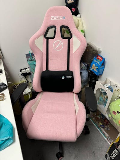 Zenox Mercury Mk-2 Gaming Chair (Fabric/Pink)