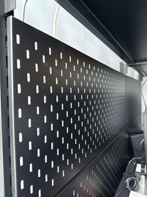 Zenox Pegboard with Top Shelf