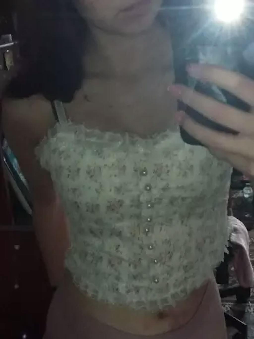 Vintage Lace Corset Top – Dreamy & Delicate