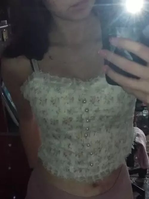 Vintage Lace Corset Top – Dreamy & Delicate