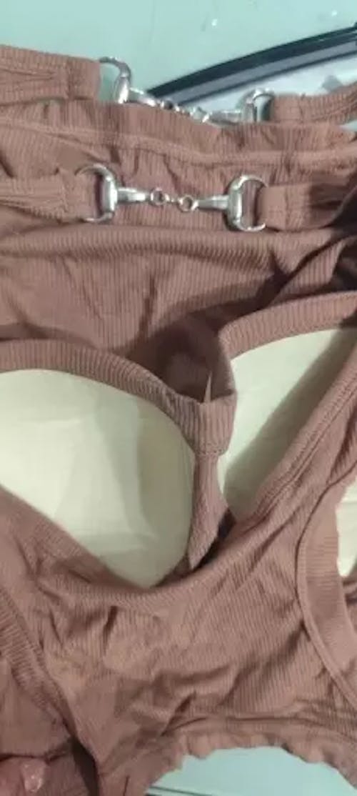 Trendy Back Strap Racerback Top with Built-In Bra – Chic & Comfortable