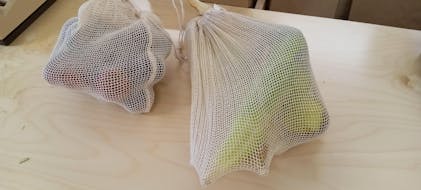 Organic Cotton Mesh Produce Bag - Zero Waste Net Bag - Eco Bags –