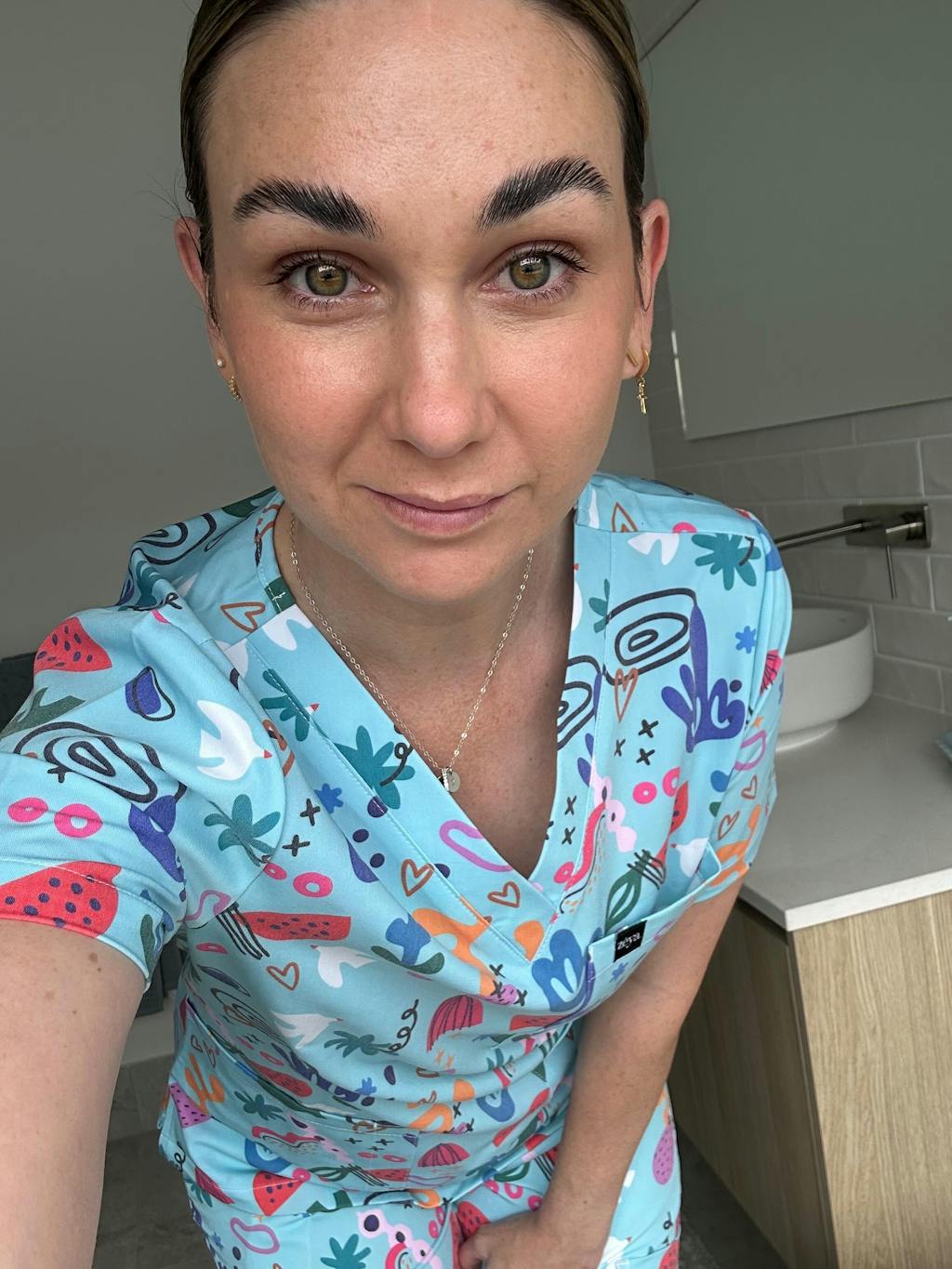 Matisse Blue Scrub Set