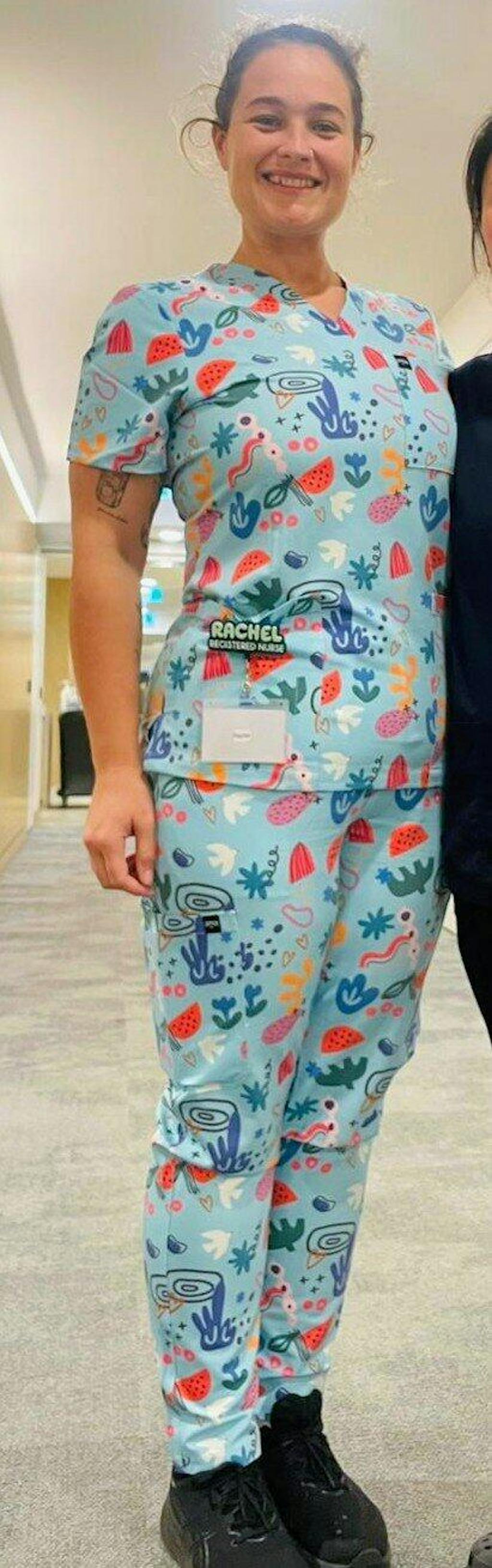 Matisse Blue Scrub Set