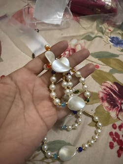 Elegant Multi-Color Plastic Pearl Long Chain – 36" Screw Lock