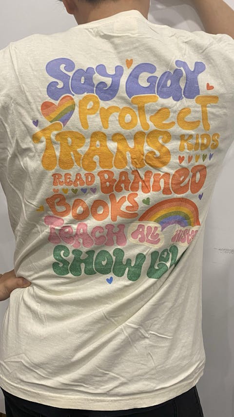Say Gay Protect Trans Kids Comfort Colors Shirt, Say Gay Protect Trans Kids, Say Gay, Read Banned Books Teach All History Show Love, LGBT Shirt, Say Gay Shirt