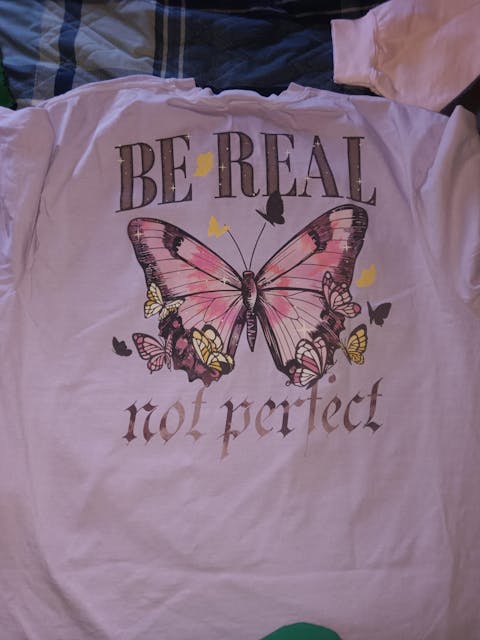 Be Real Not Perfect Comfort Color Shirt, Be Kind to Yourself, Spread Kindness Shirt, Love YourSelf, Self Compassion Shirt, Self Respect
