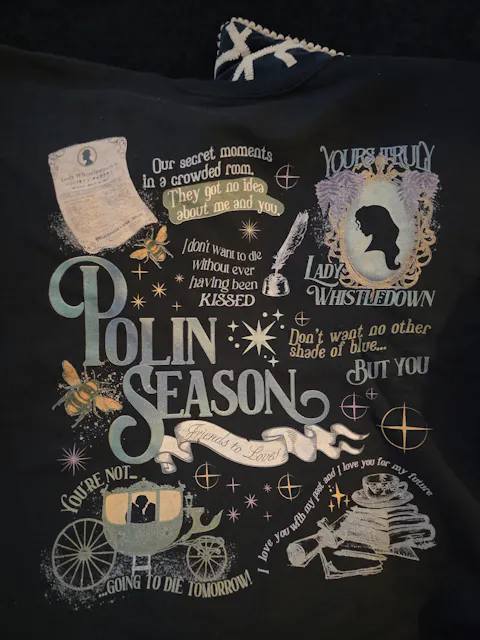 Penelope Colin Bridgerton Season 3 Sweatshirt, Polin Season, Penelope And Colin Sweatshirt, Spill The Tea Lady Whistledown's Society Papers Sweatshirt