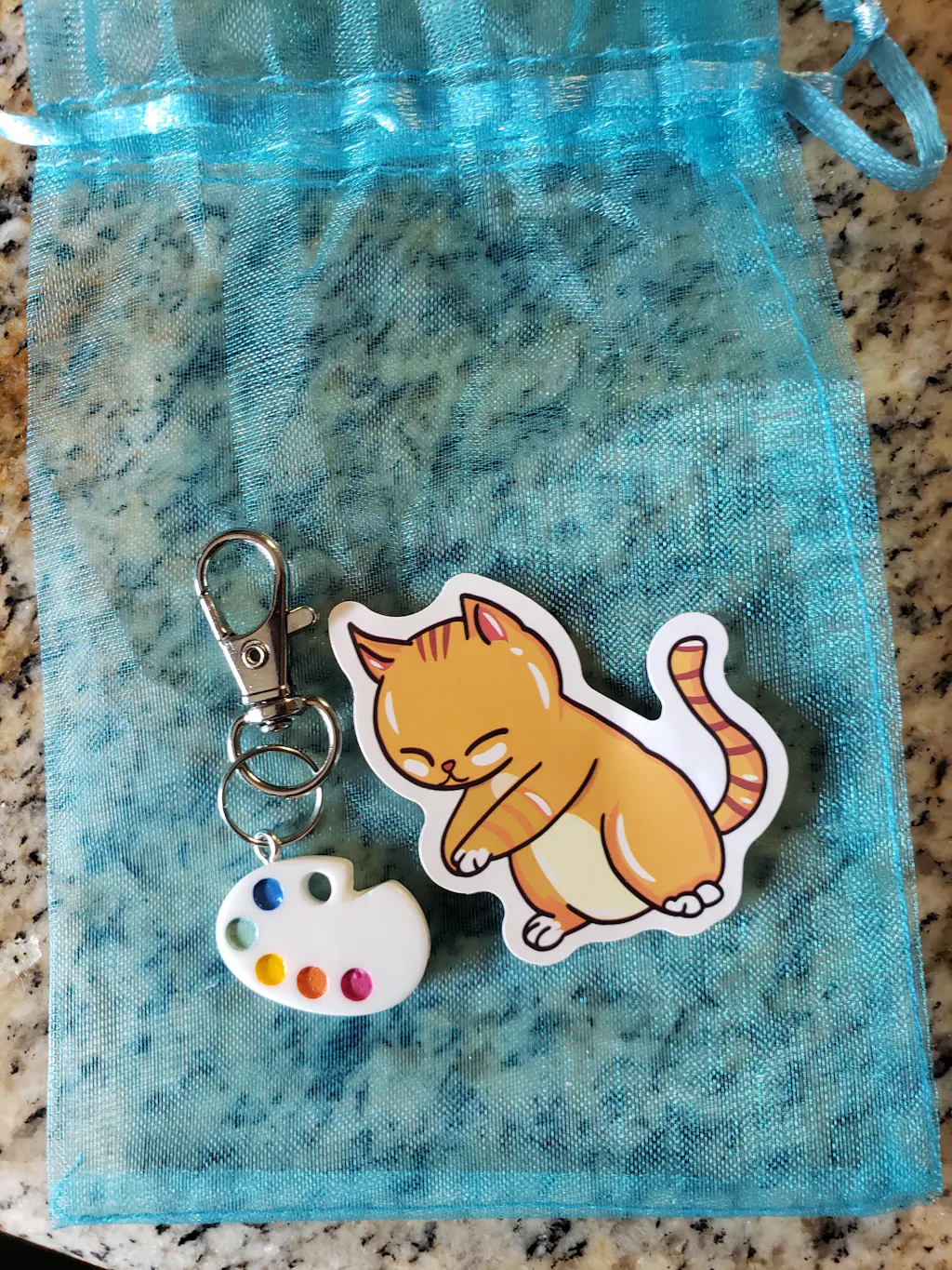 Paint Palette Shoe Charm