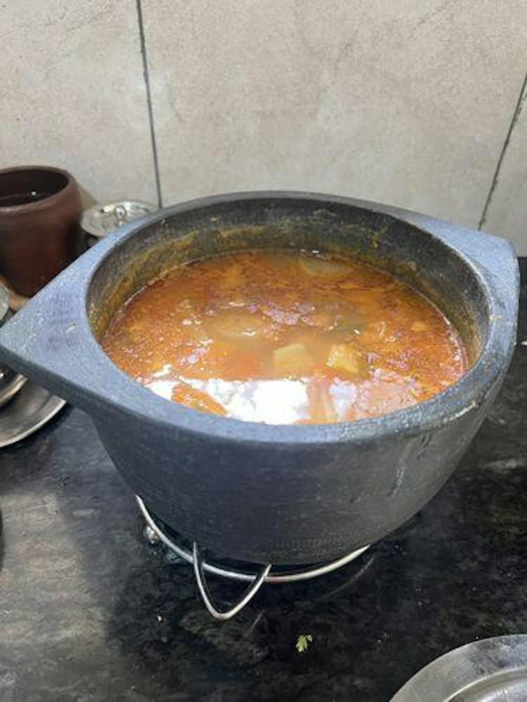 Soapstone Cookware Kalchatti (Treated/seasoned)