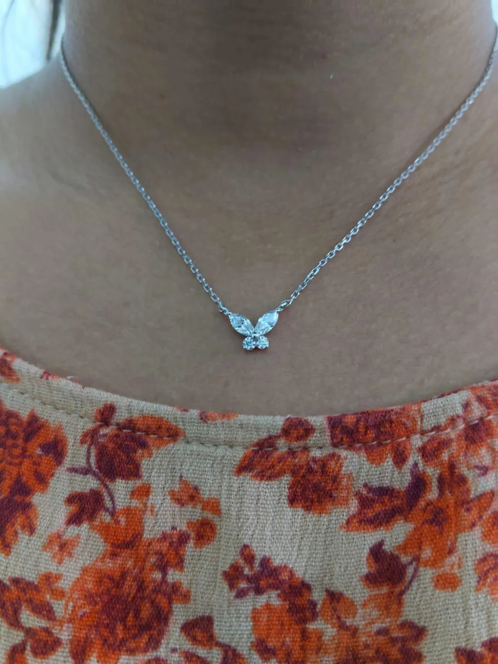 Butterfly Diamond Pendant