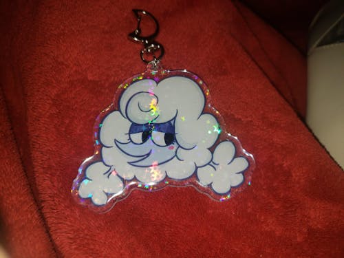 Custom Holographic Star Acrylic Keychains