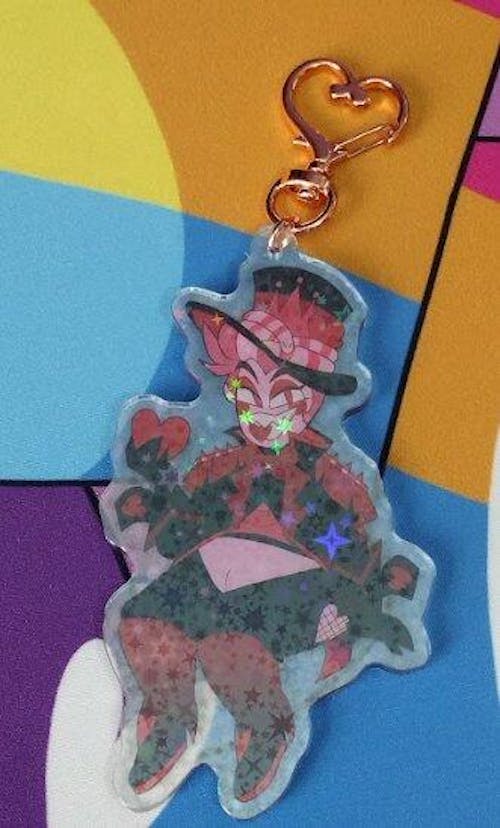 Custom Holographic Star Acrylic Keychains