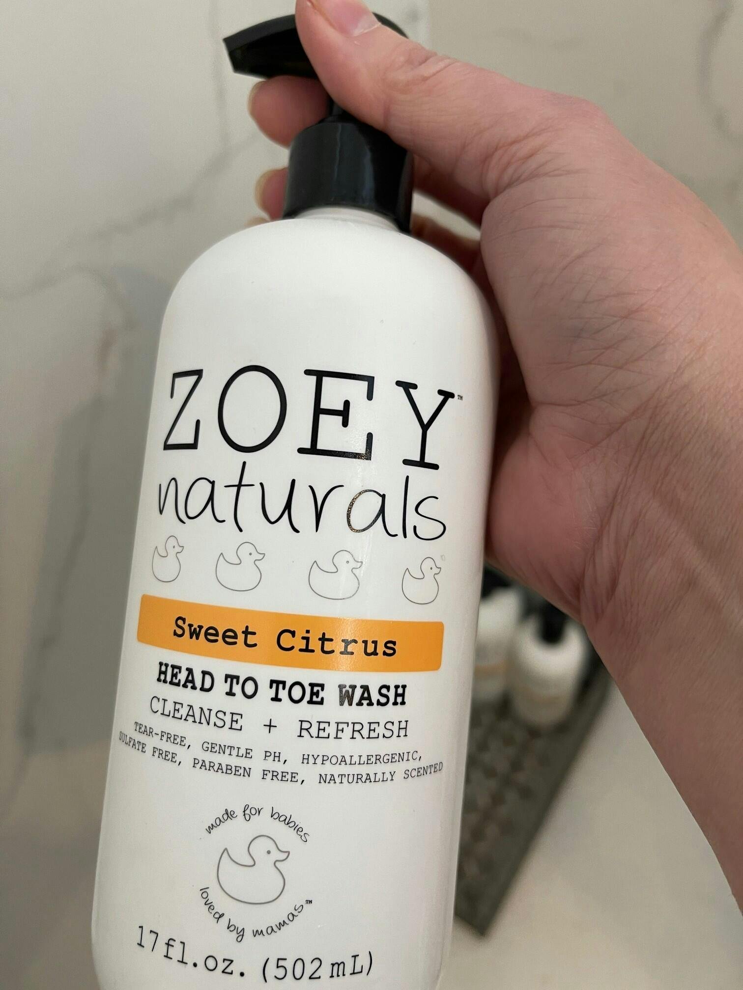 Zoey Naturals Sweet Citrus Wash