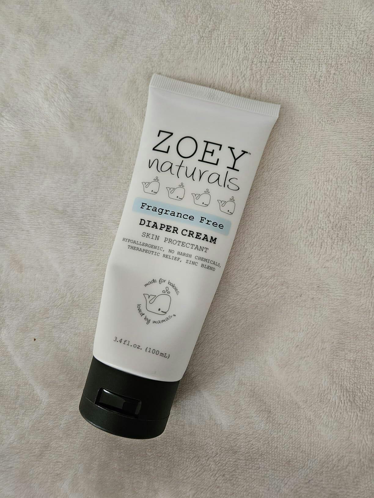 Zoey Naturals Zinc Oxide Diaper Rash Cream
