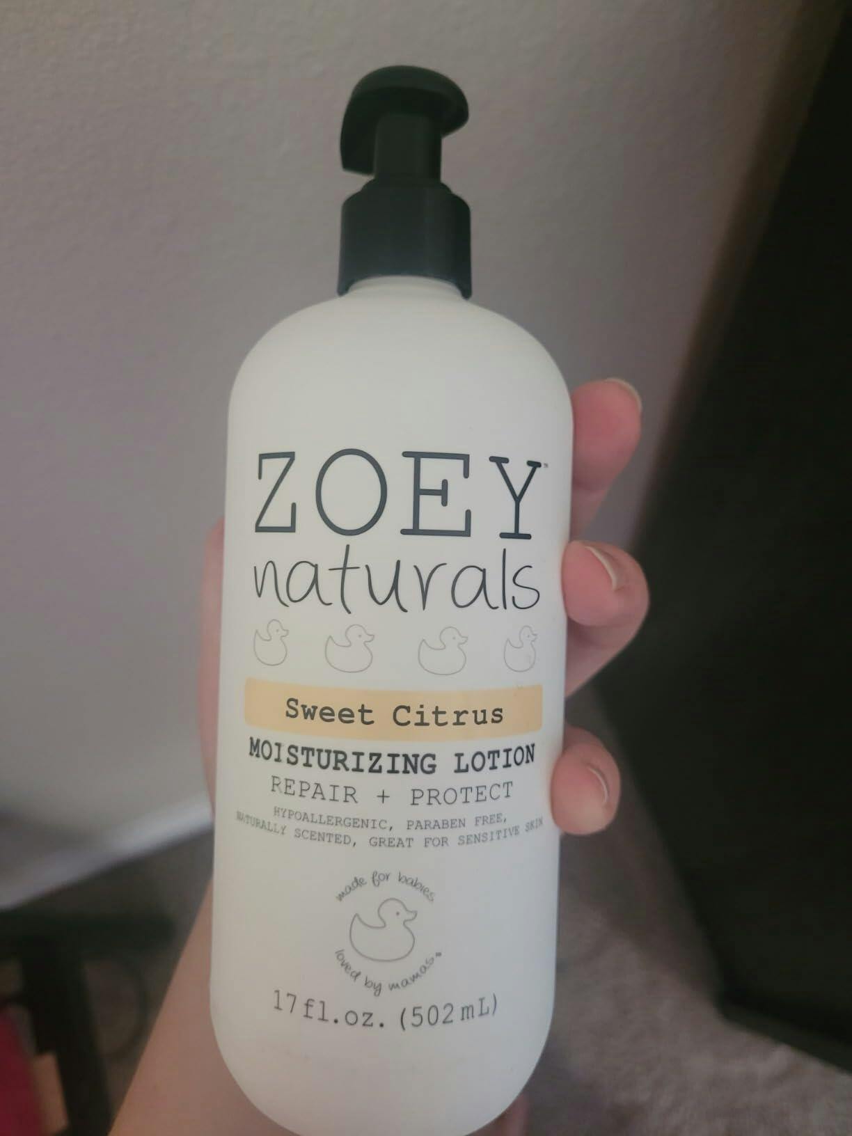 Zoey Naturals Sweet Citrus Baby Lotion