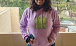Cartoon Frog Printed Sweatshirt