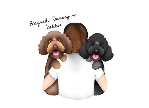 Human Digital Pet Portrait