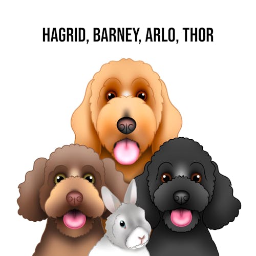 Digital Pet Portrait
