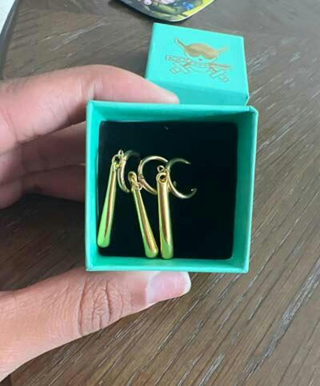 Roronoa Zoro Earrings Stainless Steel Hook Zoroearrings