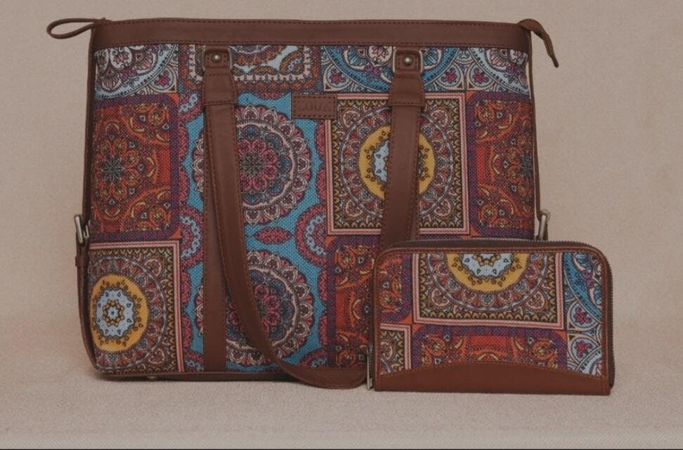 Mughal Motif Laptop Bag | Zouk | Reviews on Judge.me