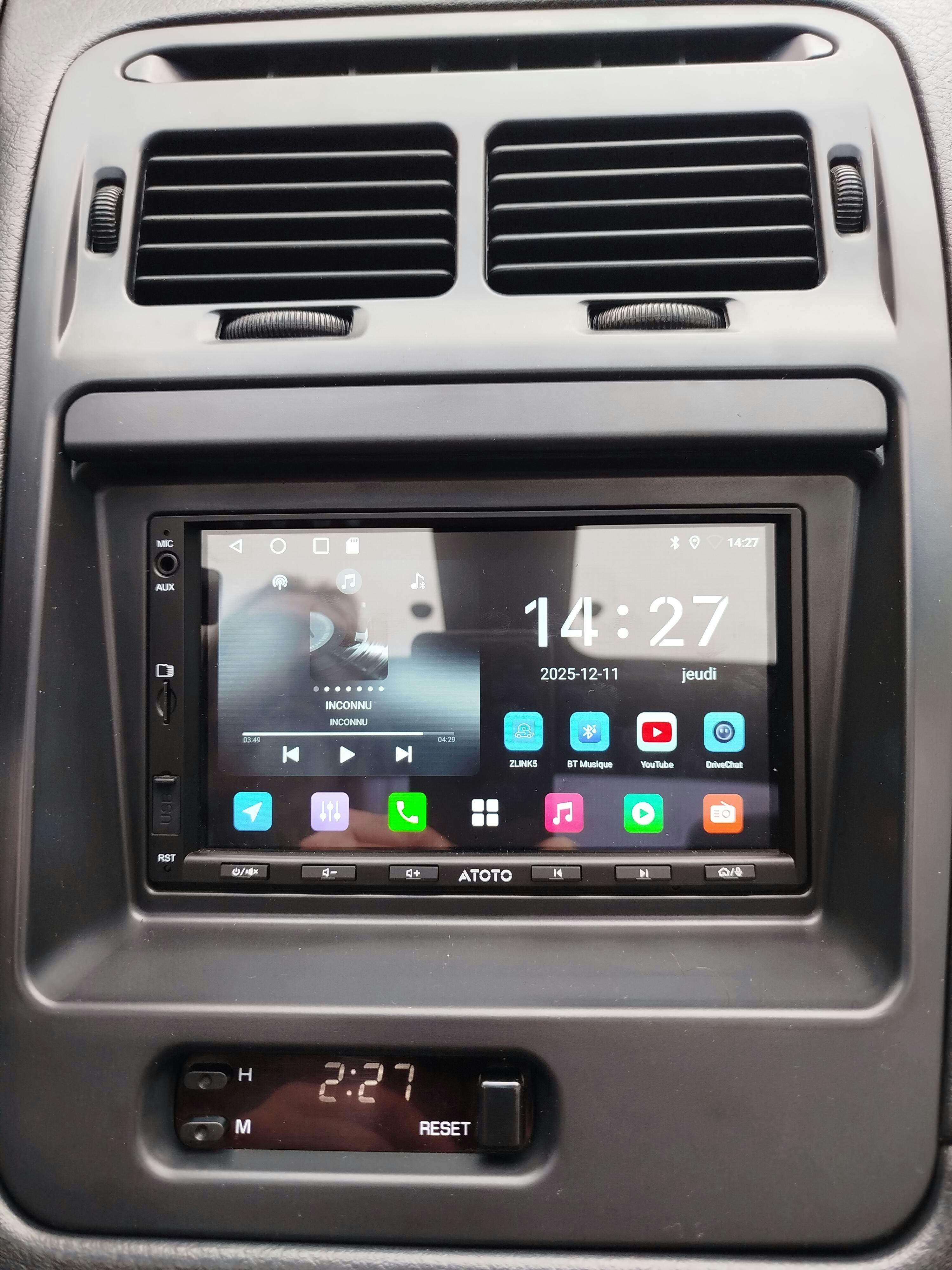 ZSPEC LHD Double-Din Radio Bezel w/Brackets for 90-99 Nissan Z32 300zx