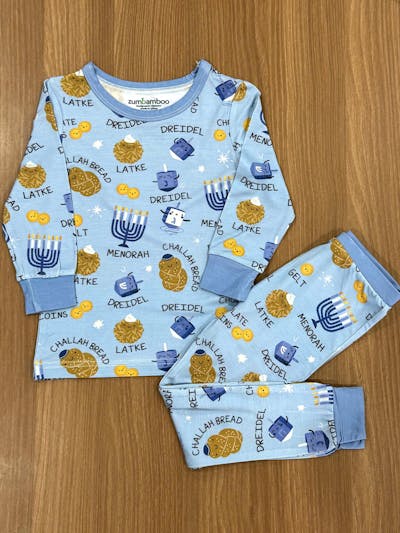 Alef Bet Kids Two Piece Long Sleeve Pajama Set