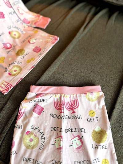 Bright Christmas Two Piece Short Sleeve Pajama Set